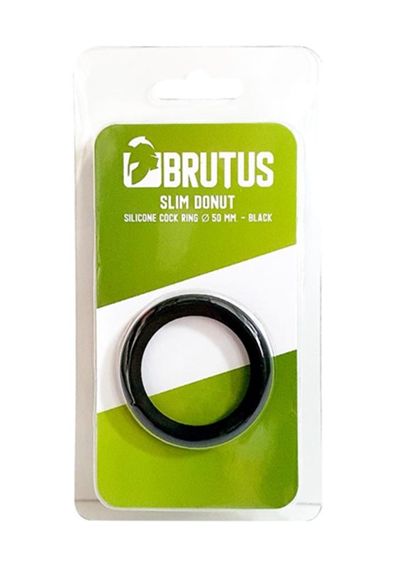 Brutus: Slim Donut Silicone Cock Ring Ø 50 mm