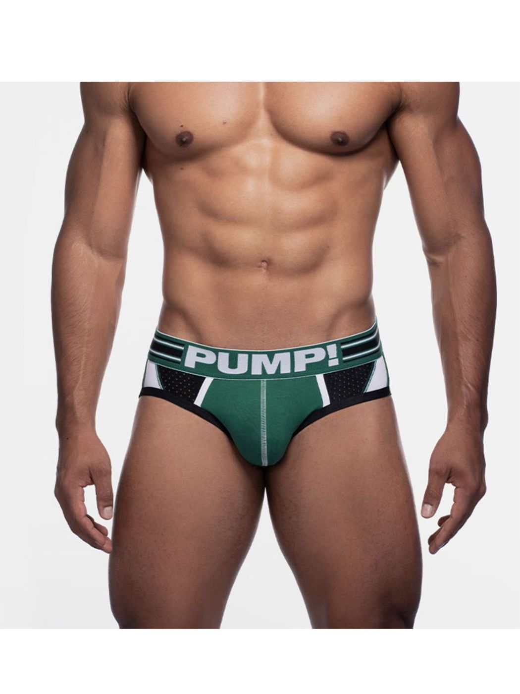 PUMP! Boost Sportboy Brief | Green/White/Black