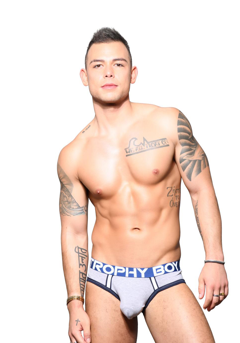 Andrew Christian Trophy Boy Brief | Heather Grey Andrew Christian Trophy Boy Brief | Heather Grey