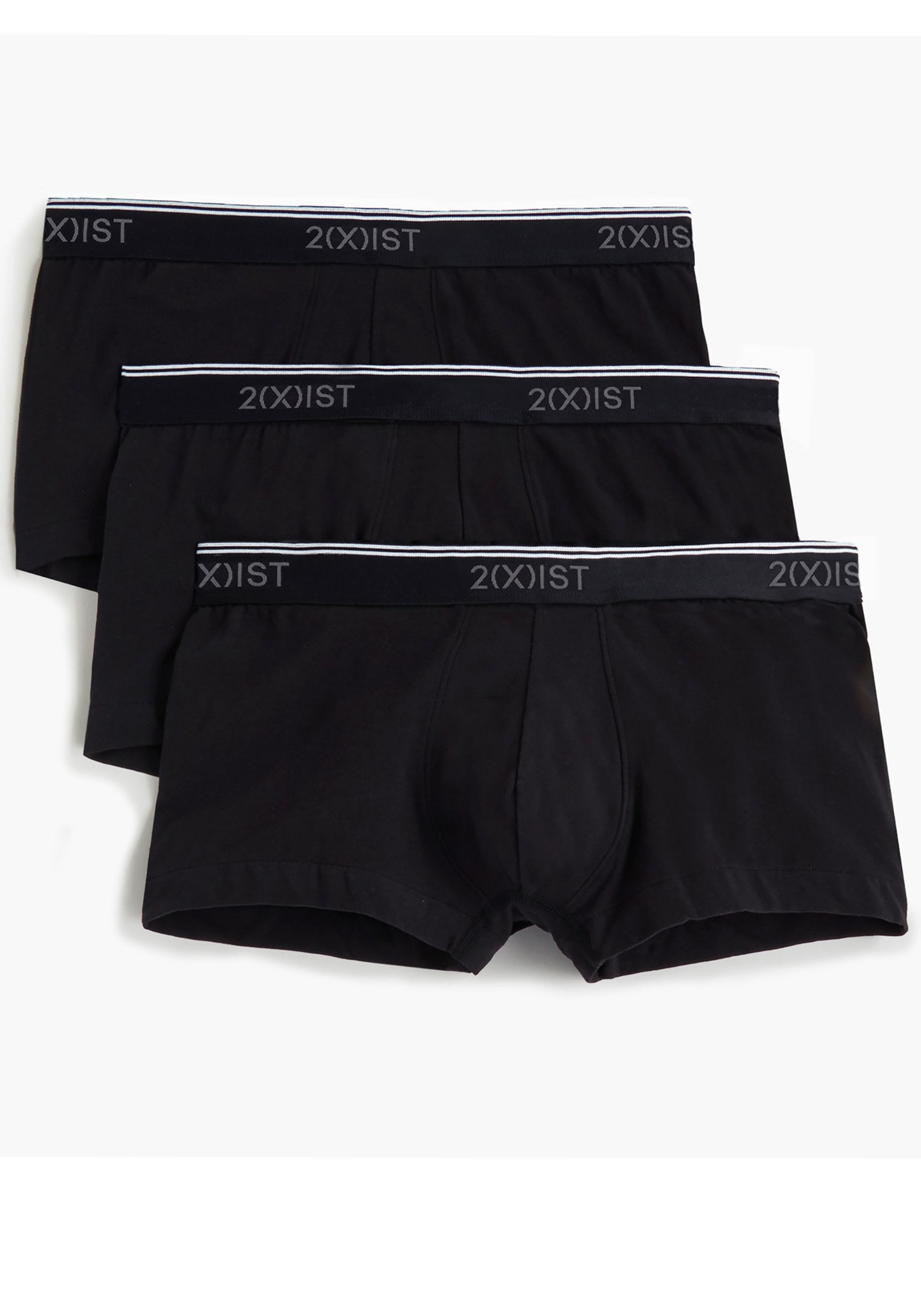 2(X)IST 021333 Cotton Stretch No-Show Trunk 3-Pack