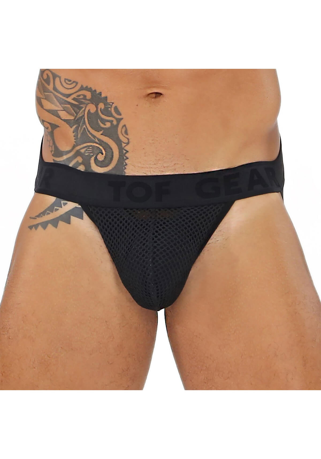 TOF Bulge Mesh Jock | Black TOF Bulge Mesh Jock | Black