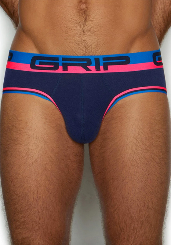 C-IN2 3613P Space Navy Grip Mesh Low Rise Brief C-IN2 3613P Space Navy Grip Mesh Low Rise Brief