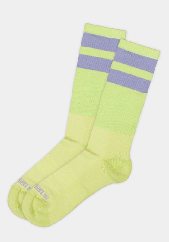 BC 91366 neongreen-grey L/XL Gym Socks