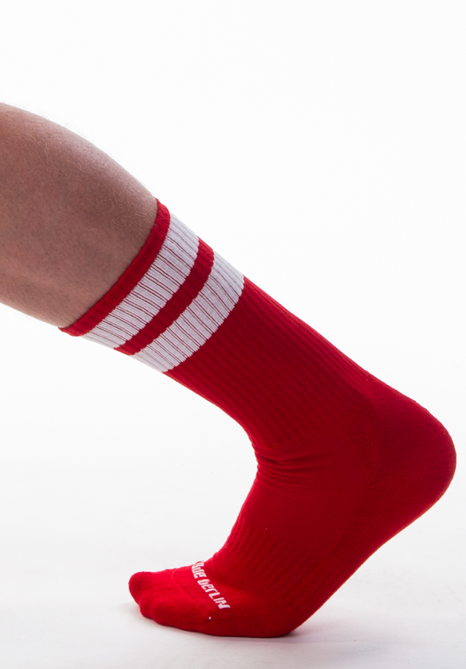 Barcode Berlin Gym Socks | Red/White