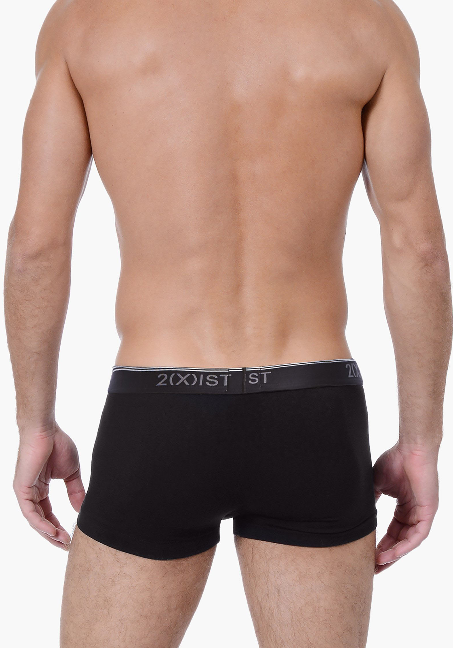 2(X)IST 021333 Cotton Stretch No-Show Trunk 3-Pack