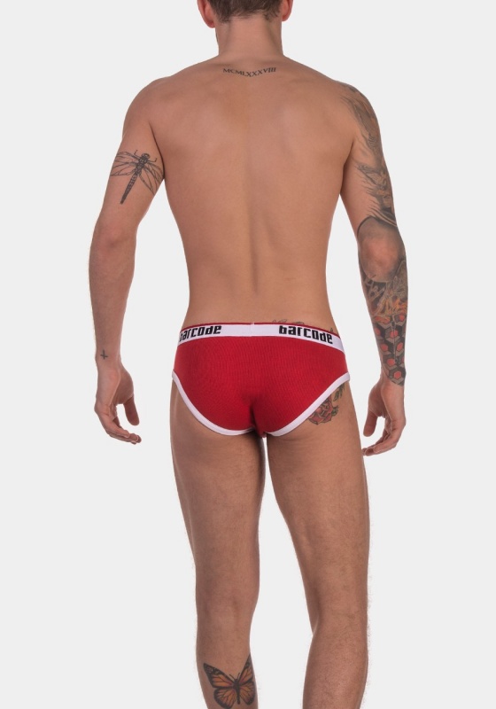 Barcode Berlin Brief Kai | Red/White Barcode Berlin Brief Kai | Red/White