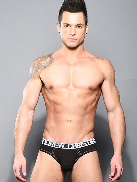 Andrew Christian Almost Naked Cotton Brief | Black