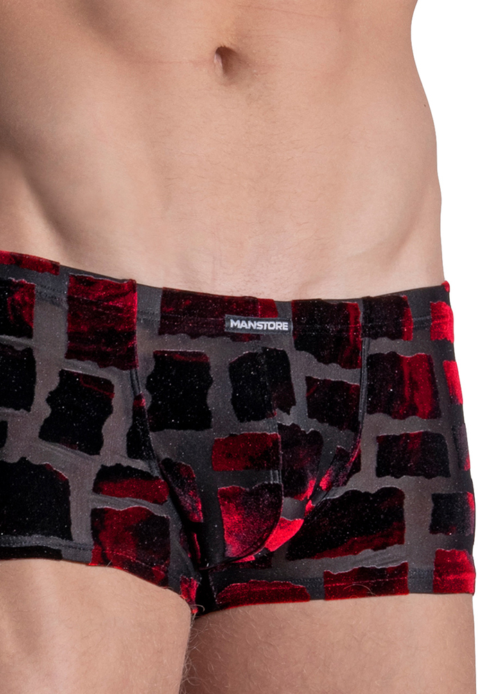 Manstore Micro Pants | Black/Red