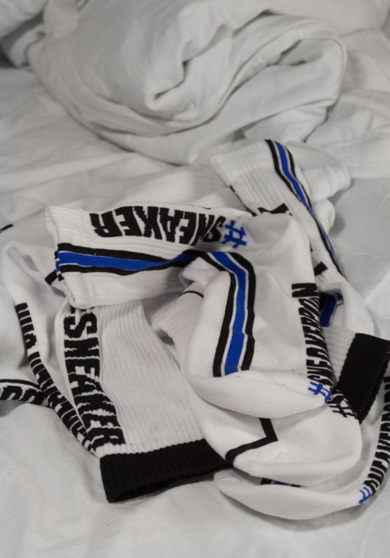 Sk8terboy #Sneakerporn Socks | White/Blue