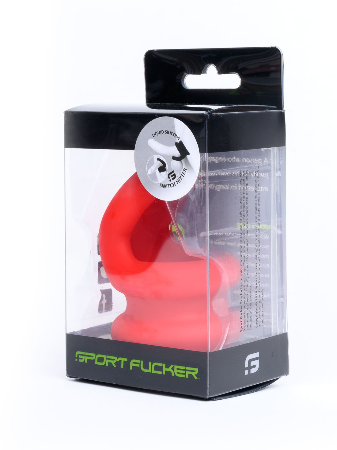 Sport Fucker: Liquid Silicone Switch Hitter | Red