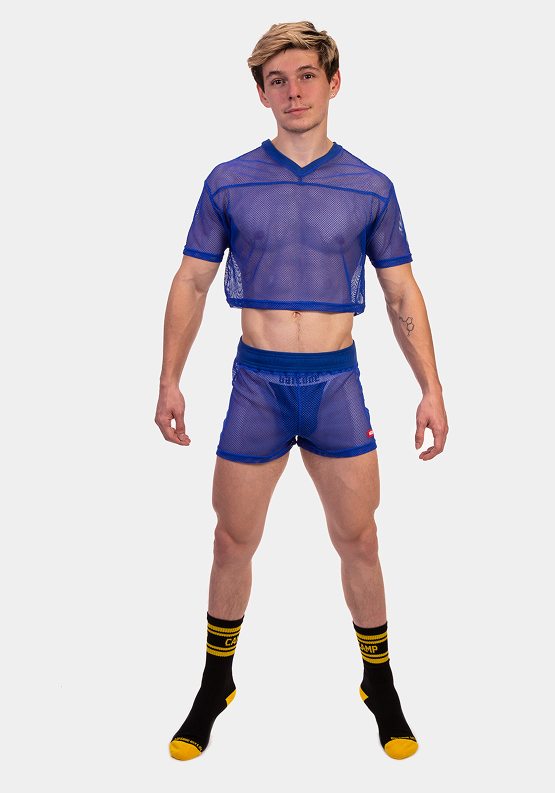 Barcode Berlin Mesh T-Shirt Ferry | Blue Barcode Berlin Mesh T-Shirt Ferry | Blue