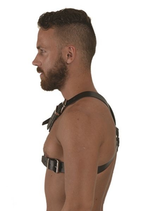 Mr. B: black Leder Y-Front Harness Mr. B: black Leder Y-Front Harness