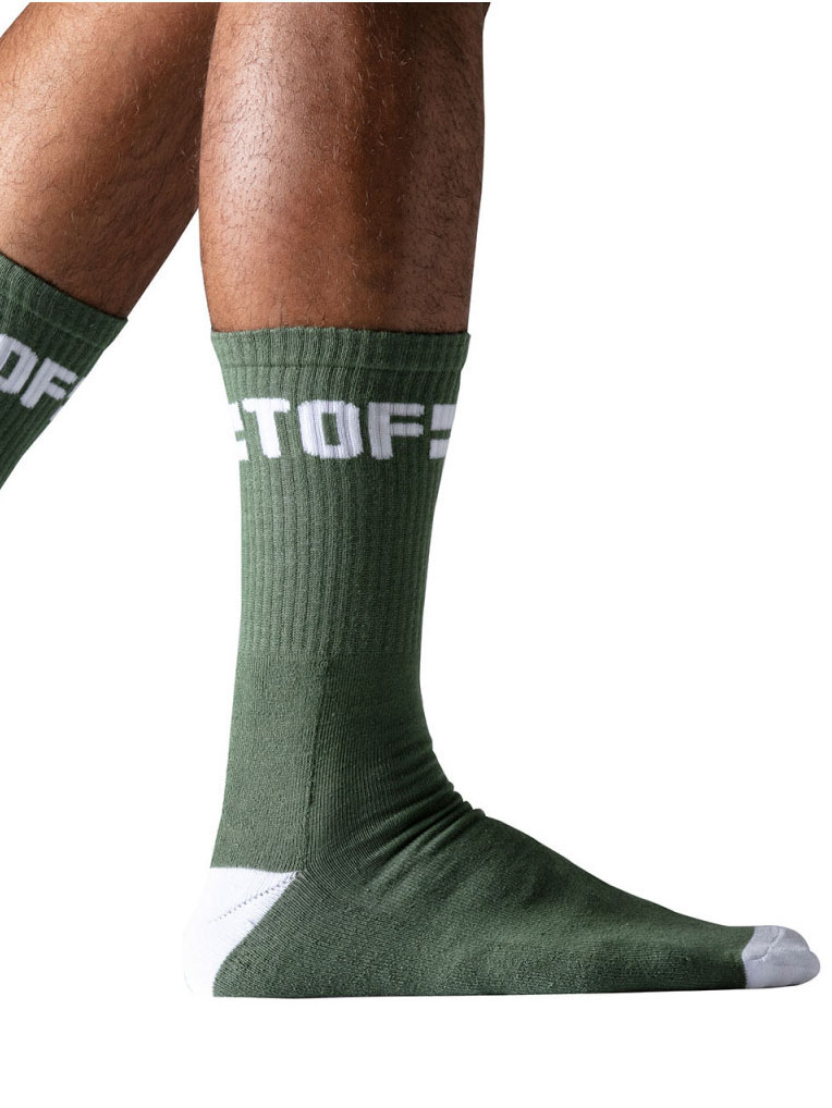 TOF Sport Socks | Khaki/White