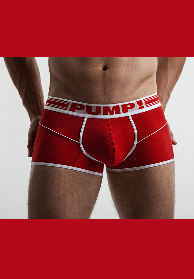 PUMP! Free-Fit Boxer | Red