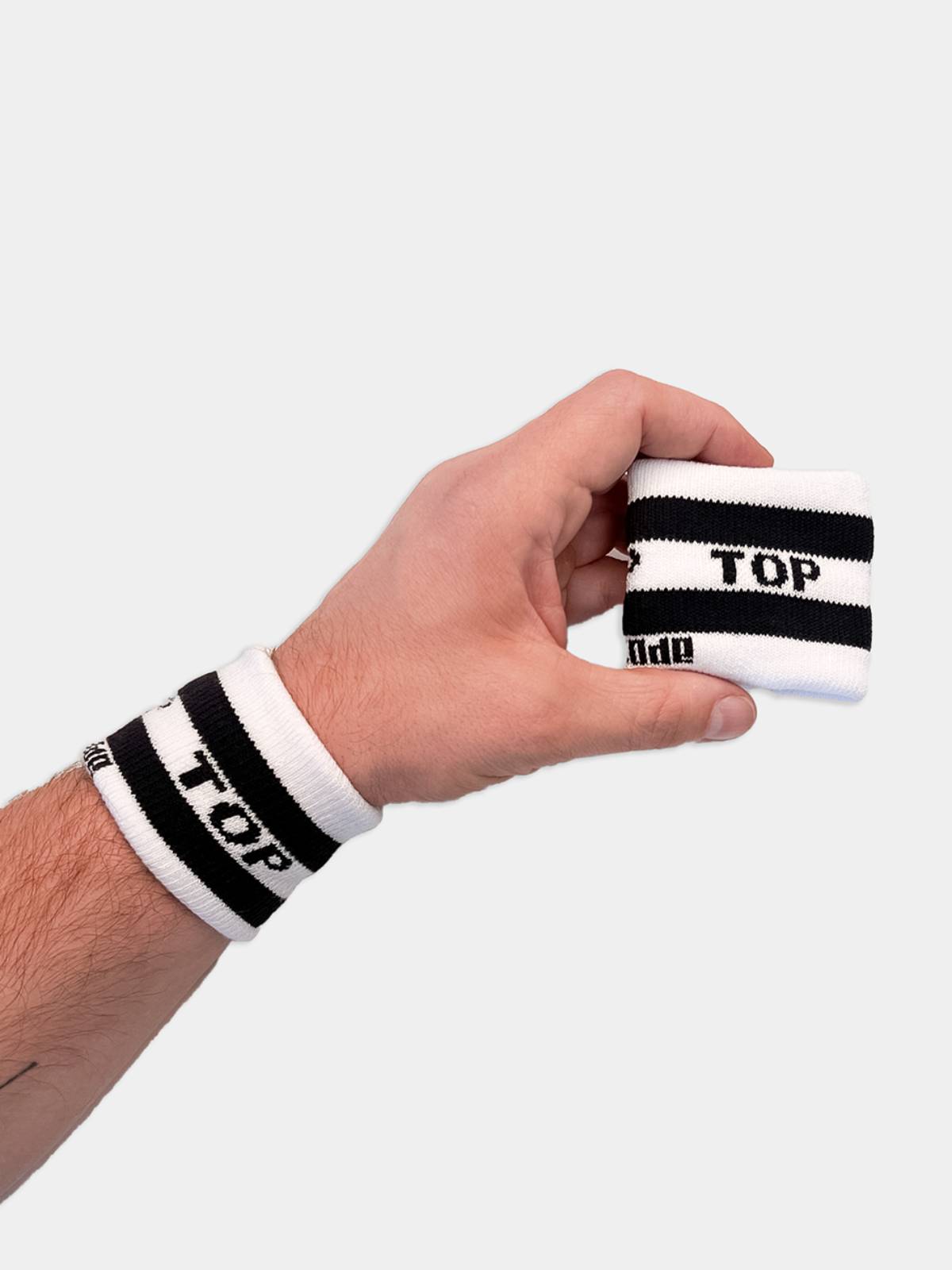 Barcode Berlin Identity Wrist Band Top | White/Black