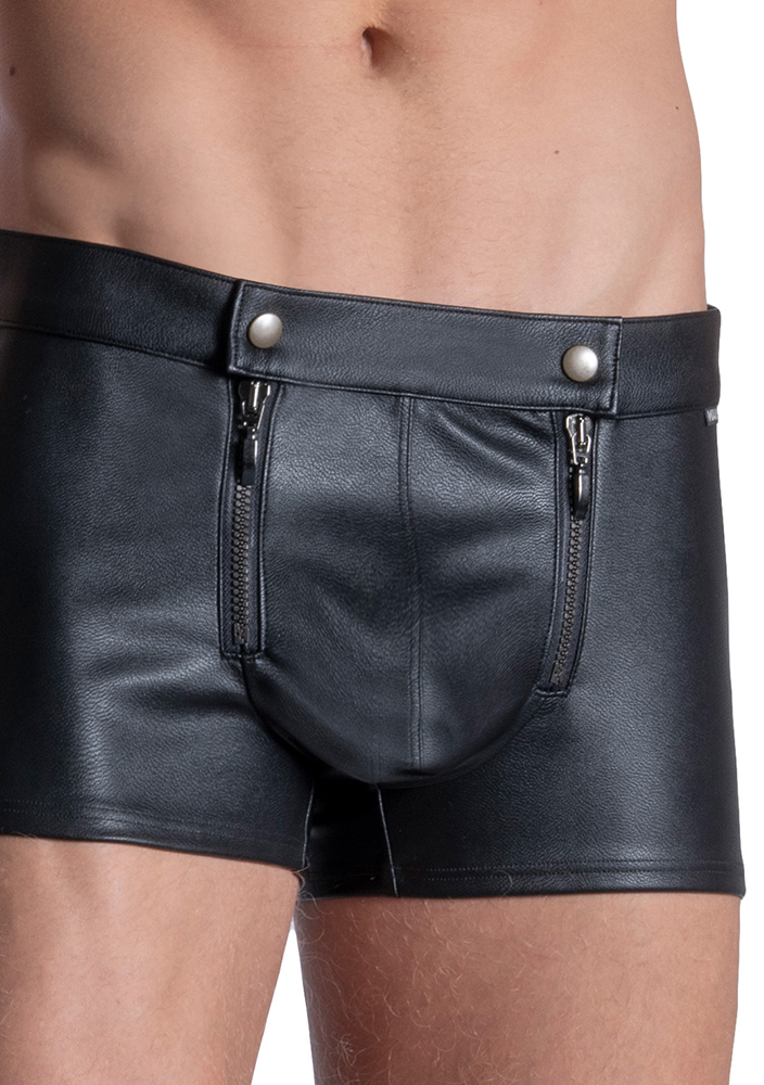 Manstore Zipped Pants | Black