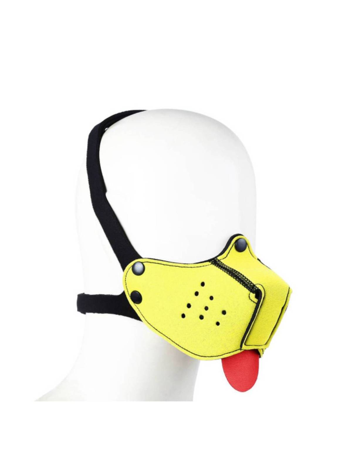 Rude Rider Neoprene Puppy Face Mask | Yellow