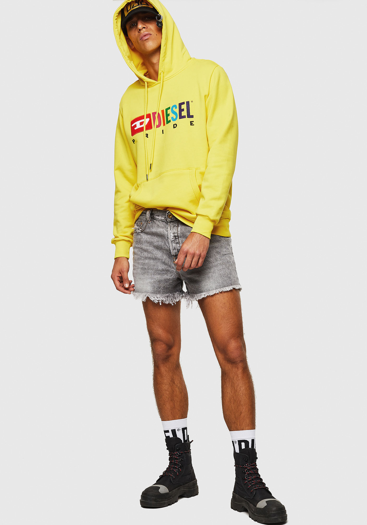 Diesel Pride Hoodie Yellow