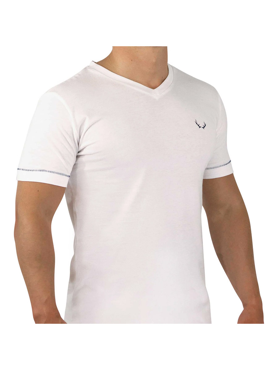 T-Shirt V-Neck | White