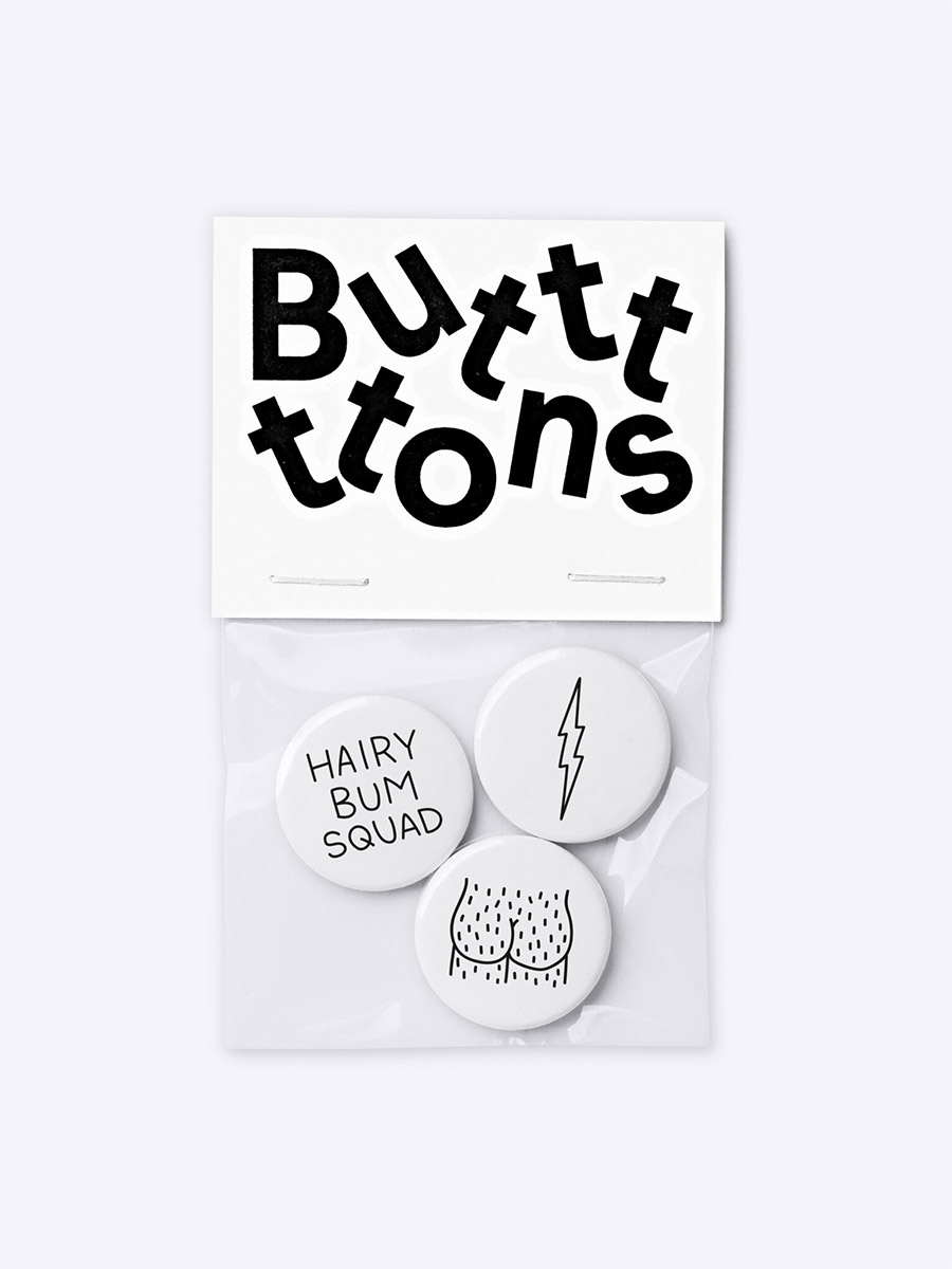 Butt-Ons "Hairy Bum Squad" | 3-Pack
