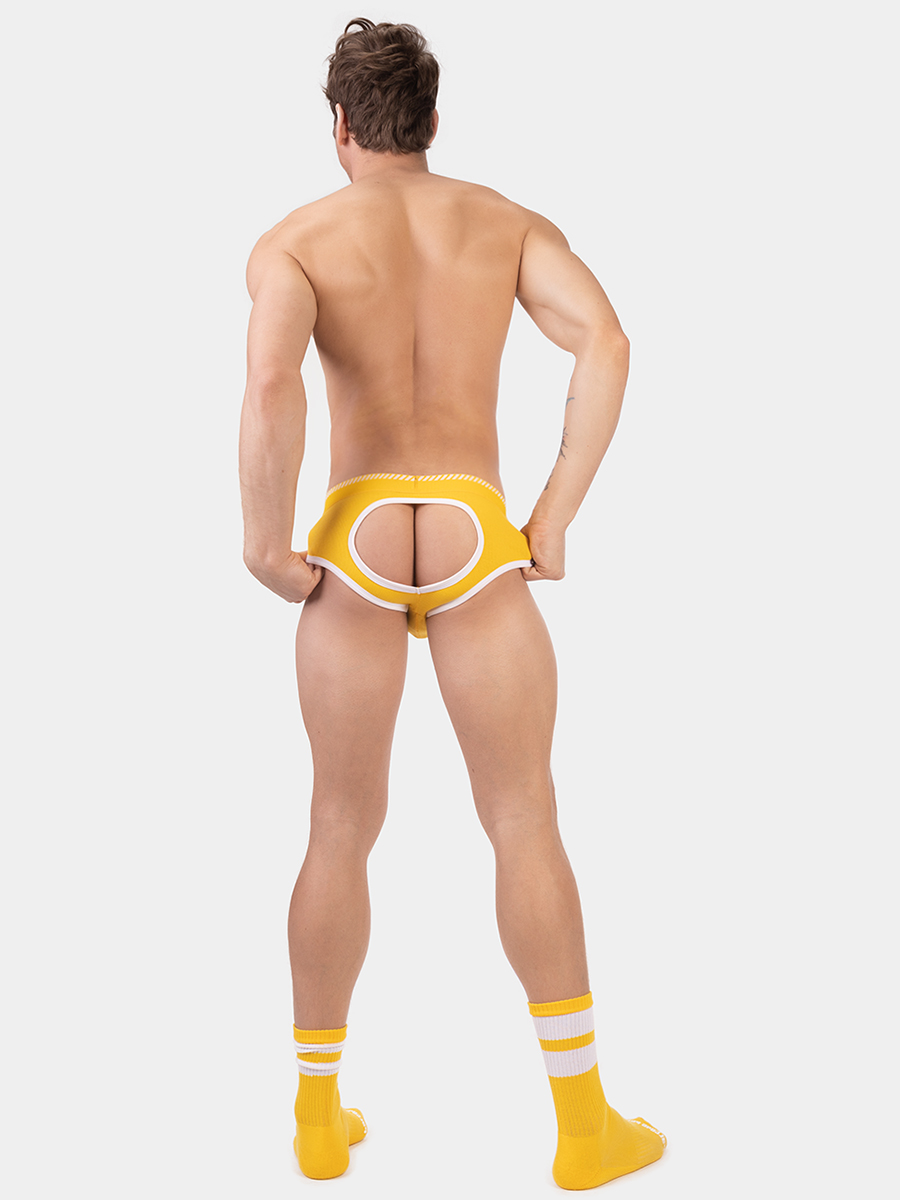 Backless Brief Wild Candy | Yellow