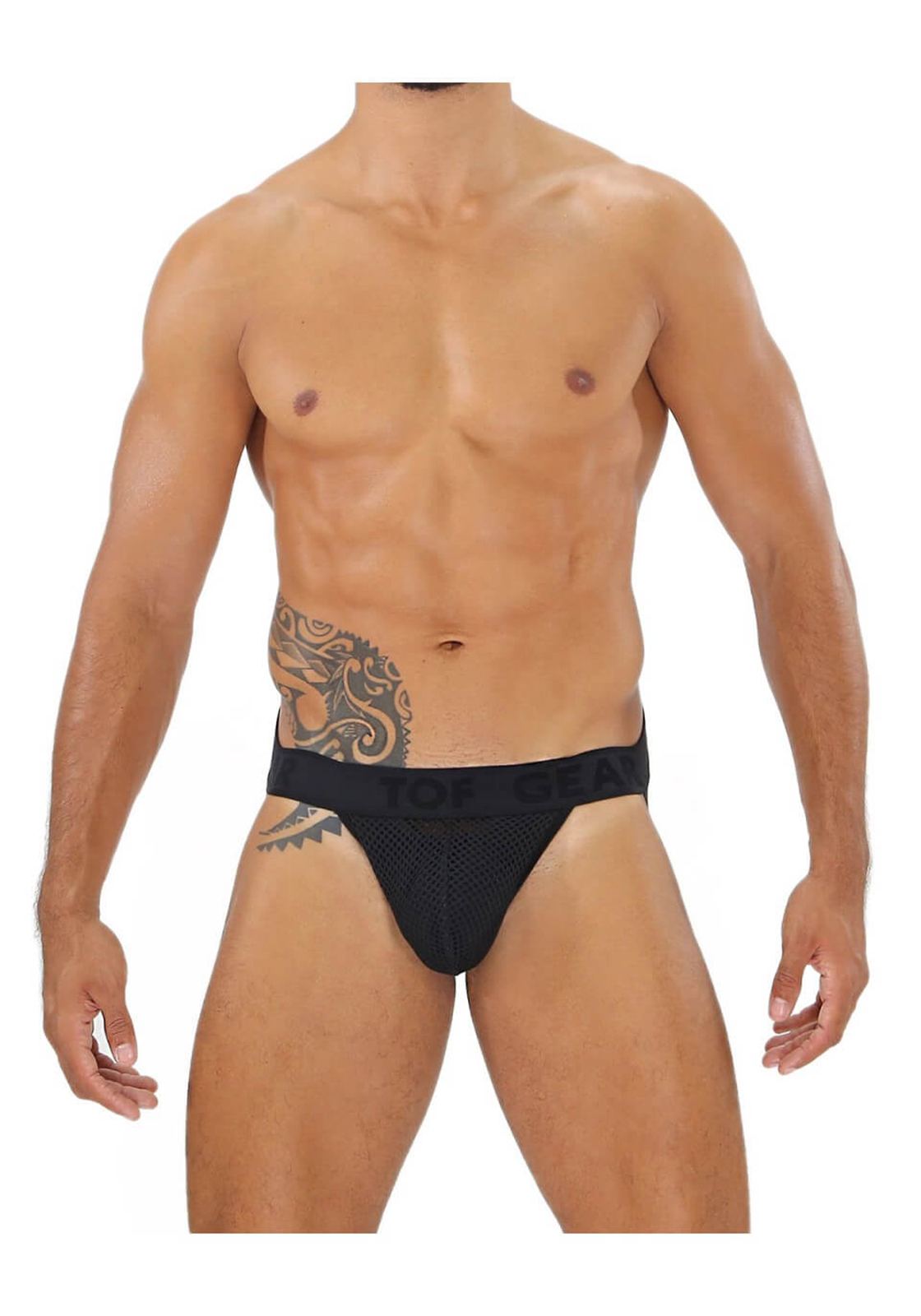 TOF Bulge Mesh Jock | Black TOF Bulge Mesh Jock | Black
