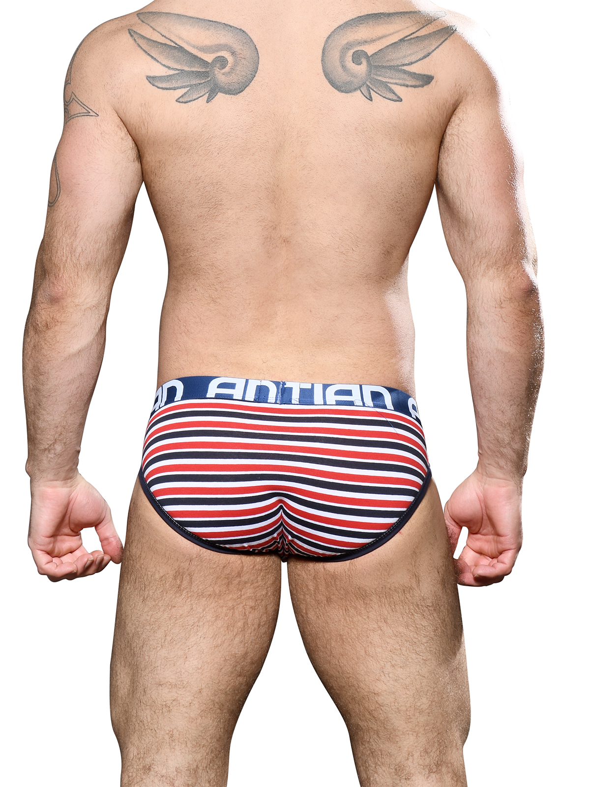 Andrew Christian Avalon Stripe Brief w/Almost Naked