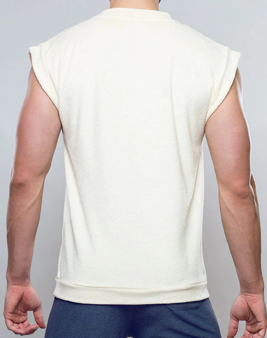Supawear Terry Toweling Tank Top | Off White