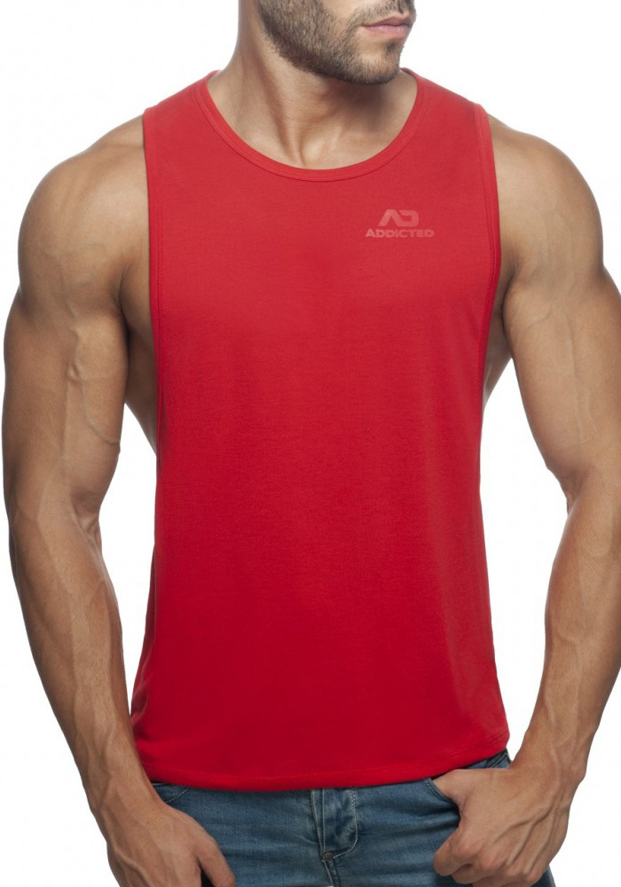 Addicted Low Rider Tank Top | Red