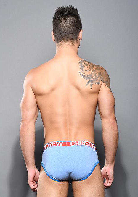 Andrew Christian Almost Naked Cotton Brief | Athletic Blue