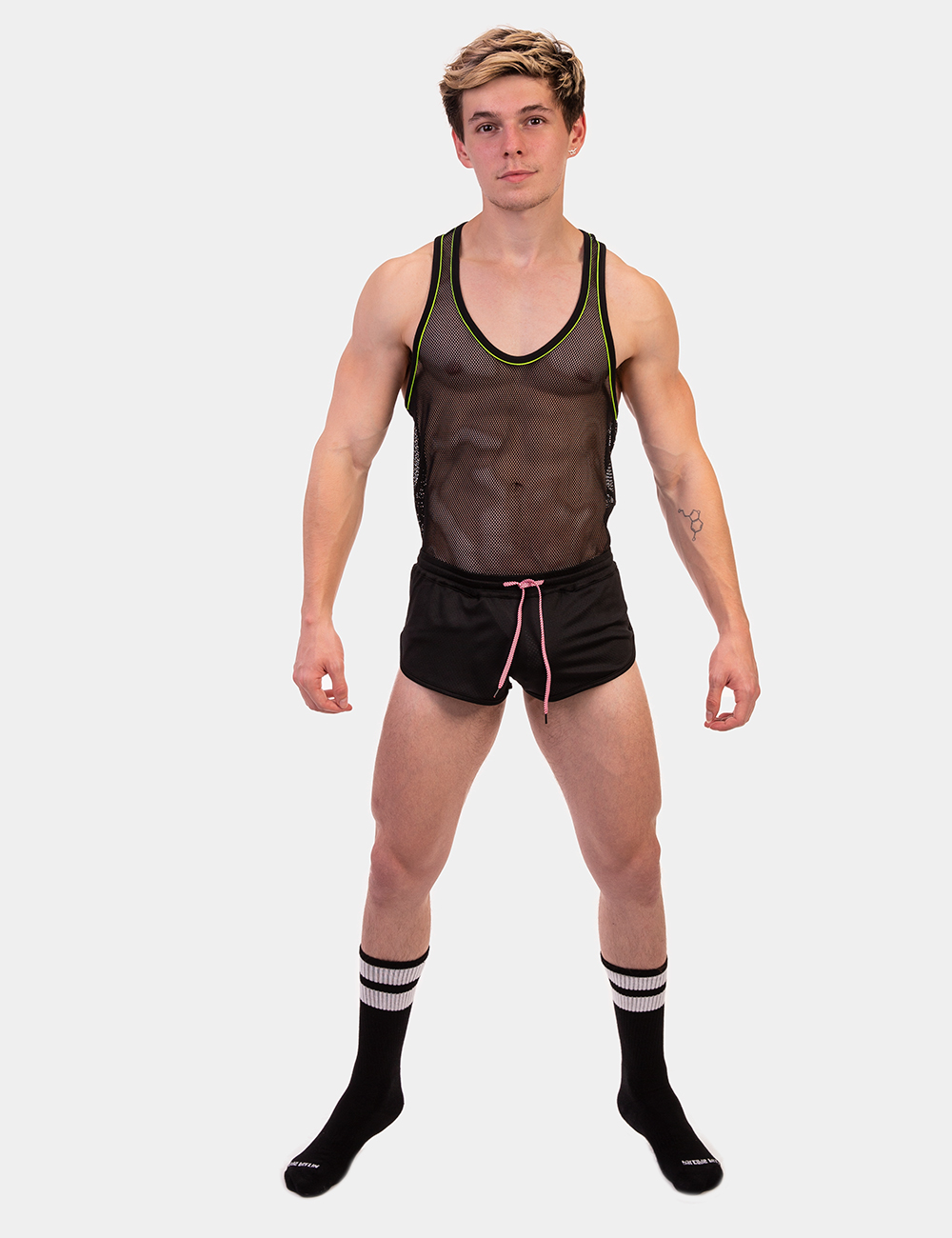 Barcode Berlin Tank Top Elmar | Black/Yellow Barcode Berlin Tank Top Elmar | Black/Yellow