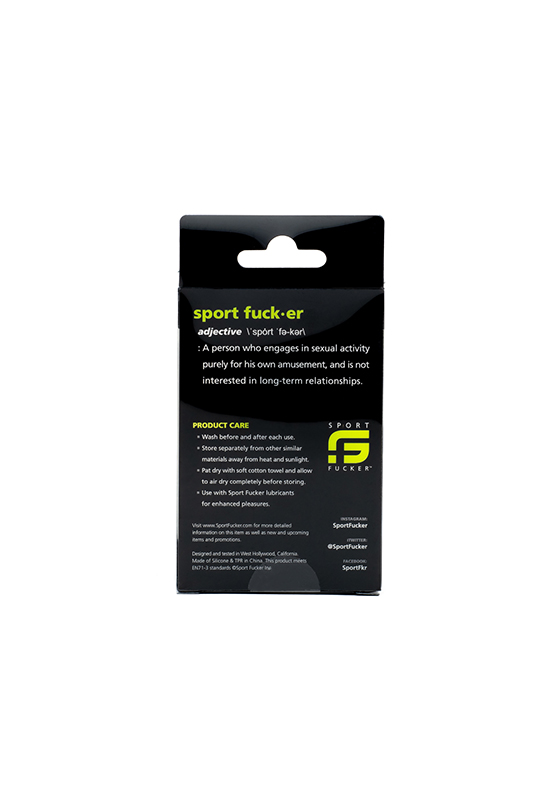 Sport Fucker: Silicone Cock Tube (black)