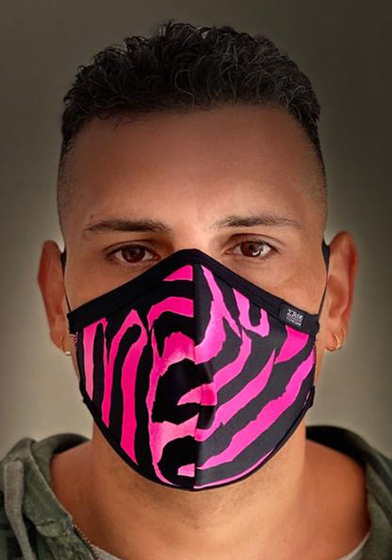 EROS VENEZIANI Gesichtsmaske black/pink