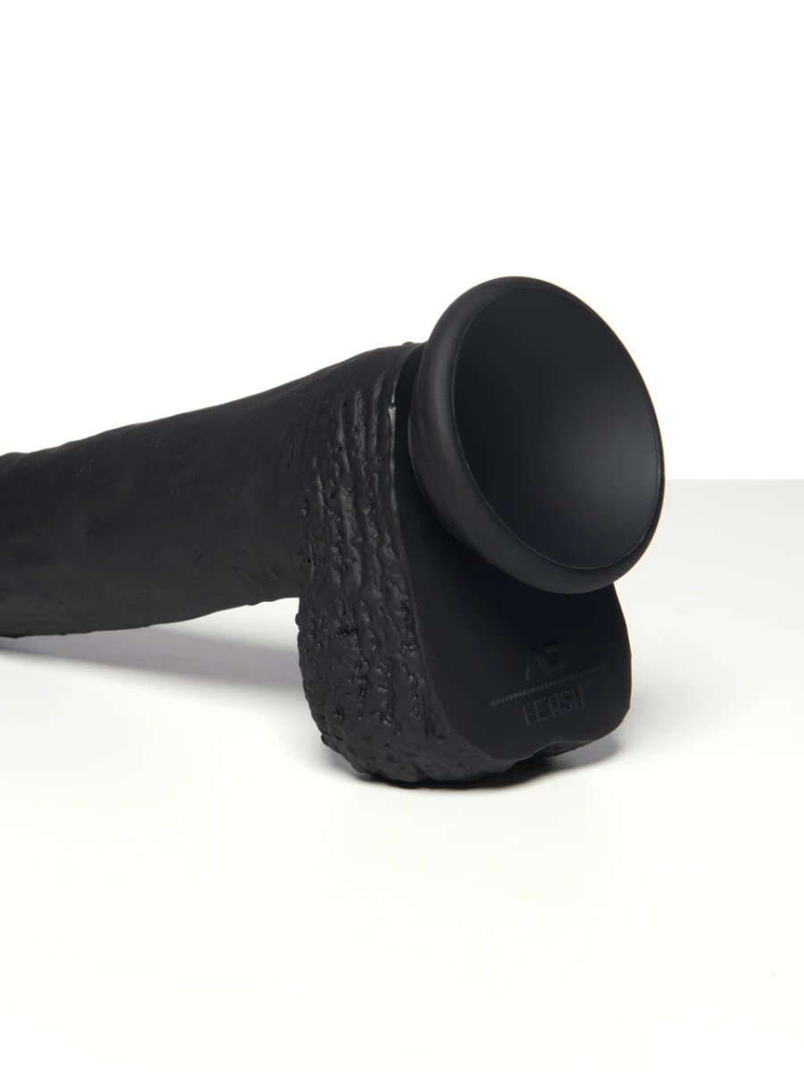 Addicted: Huge Black Driller Dildo (23 x 4,9 cm)