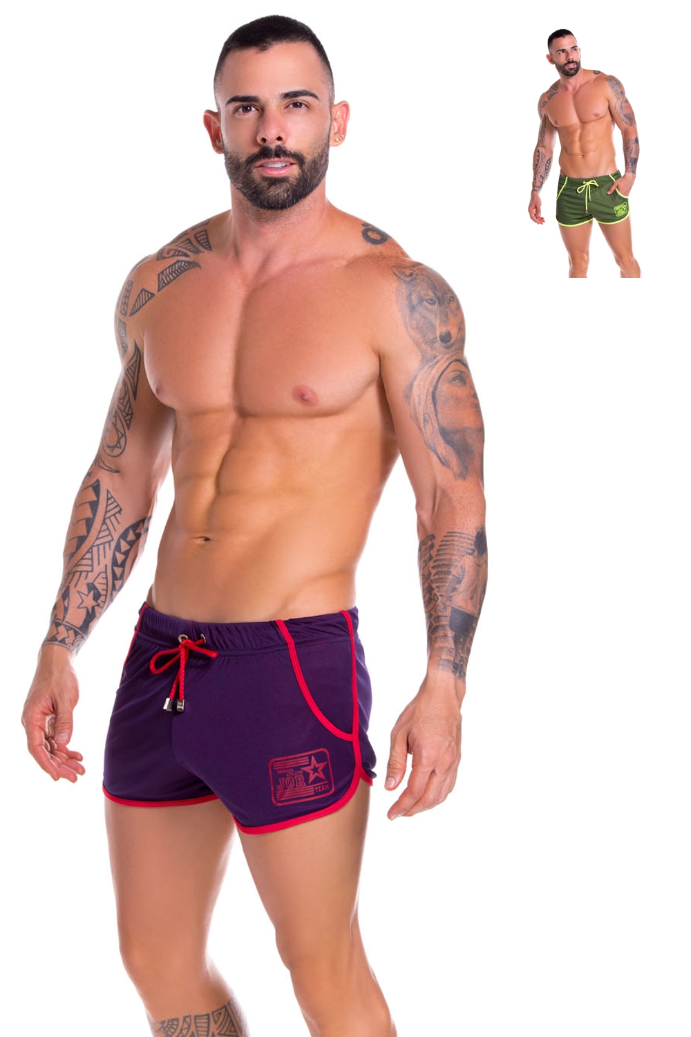 JOR 0915-19.2 green XL Mini Short Training JOR 0915-19.2 green XL Mini Short Training
