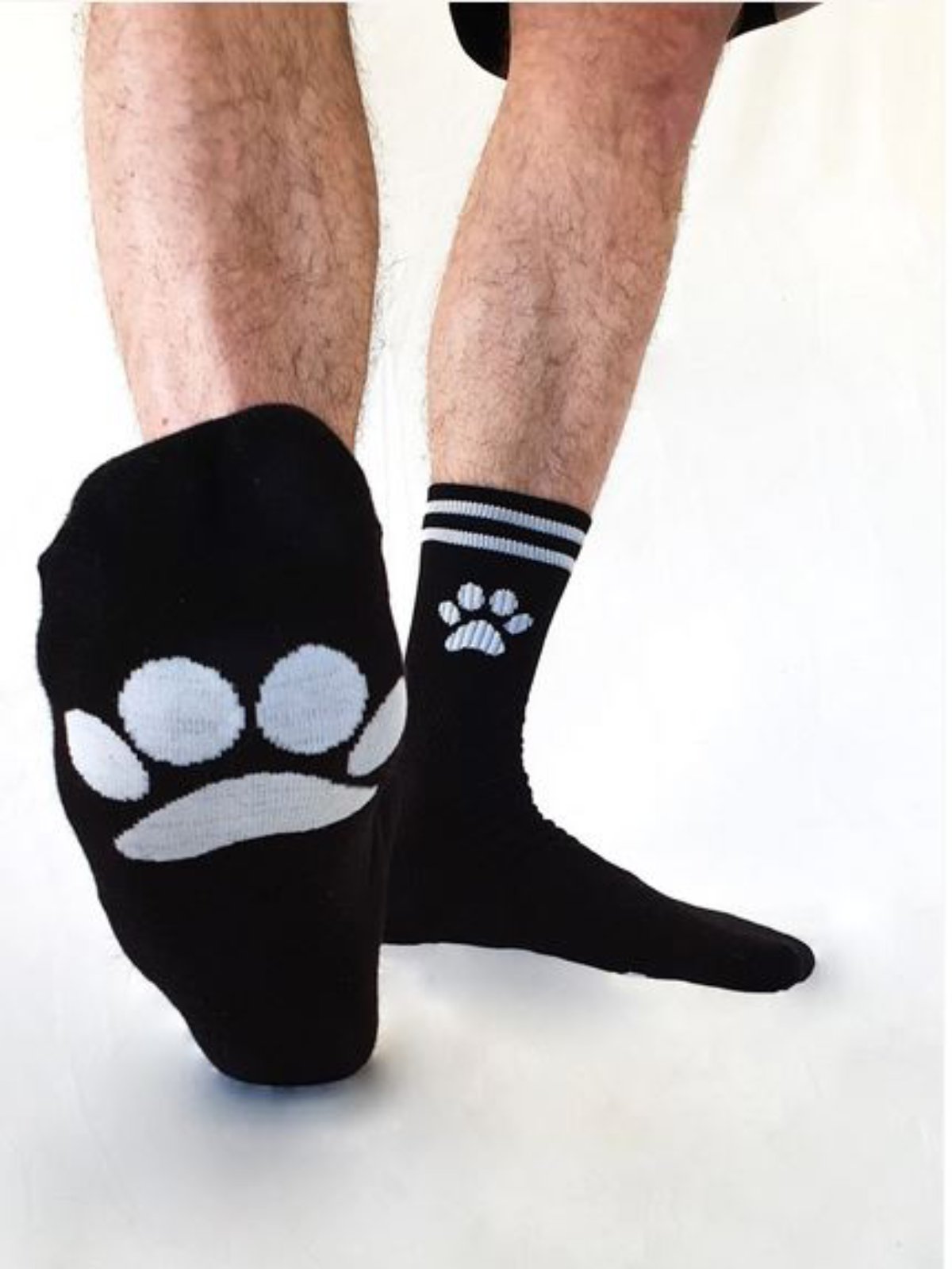 Socks "Puppy" Black|White