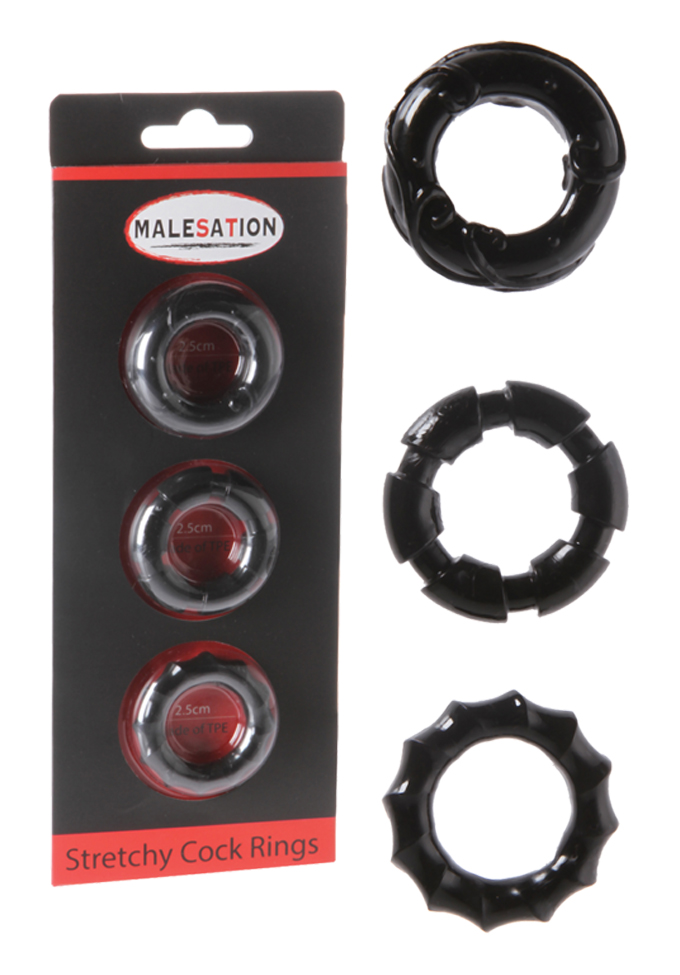 Malesation Stretchy Cock Rings