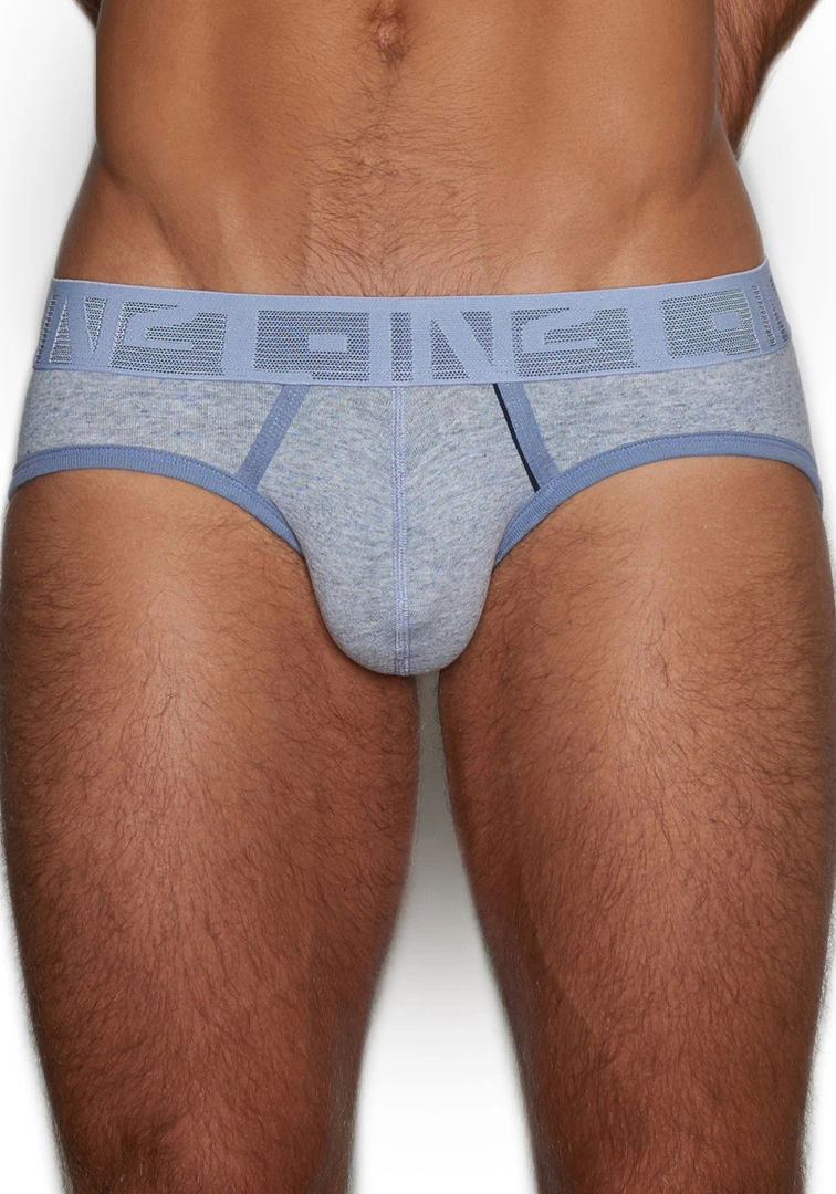 C-IN2 Hand Me Down Low Rise Brief | Heather Blue