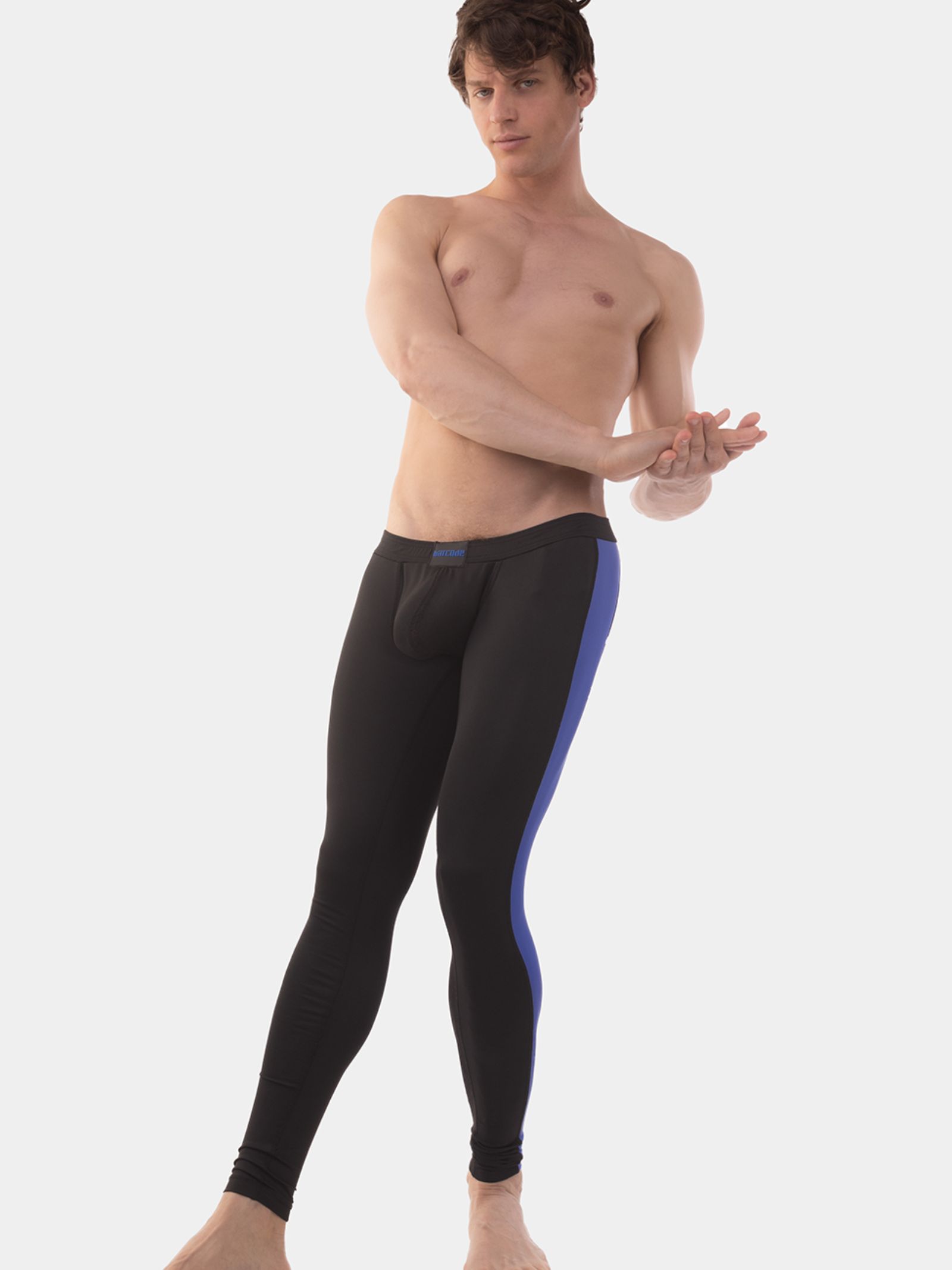 Barcode Berlin Long Leggings Onniko | Black/Blue