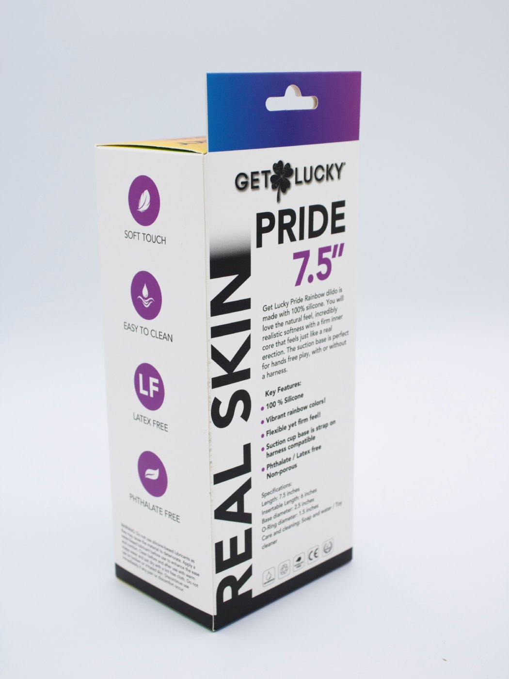 Pride | Rainbow Real Skin Dildo 7,5"
