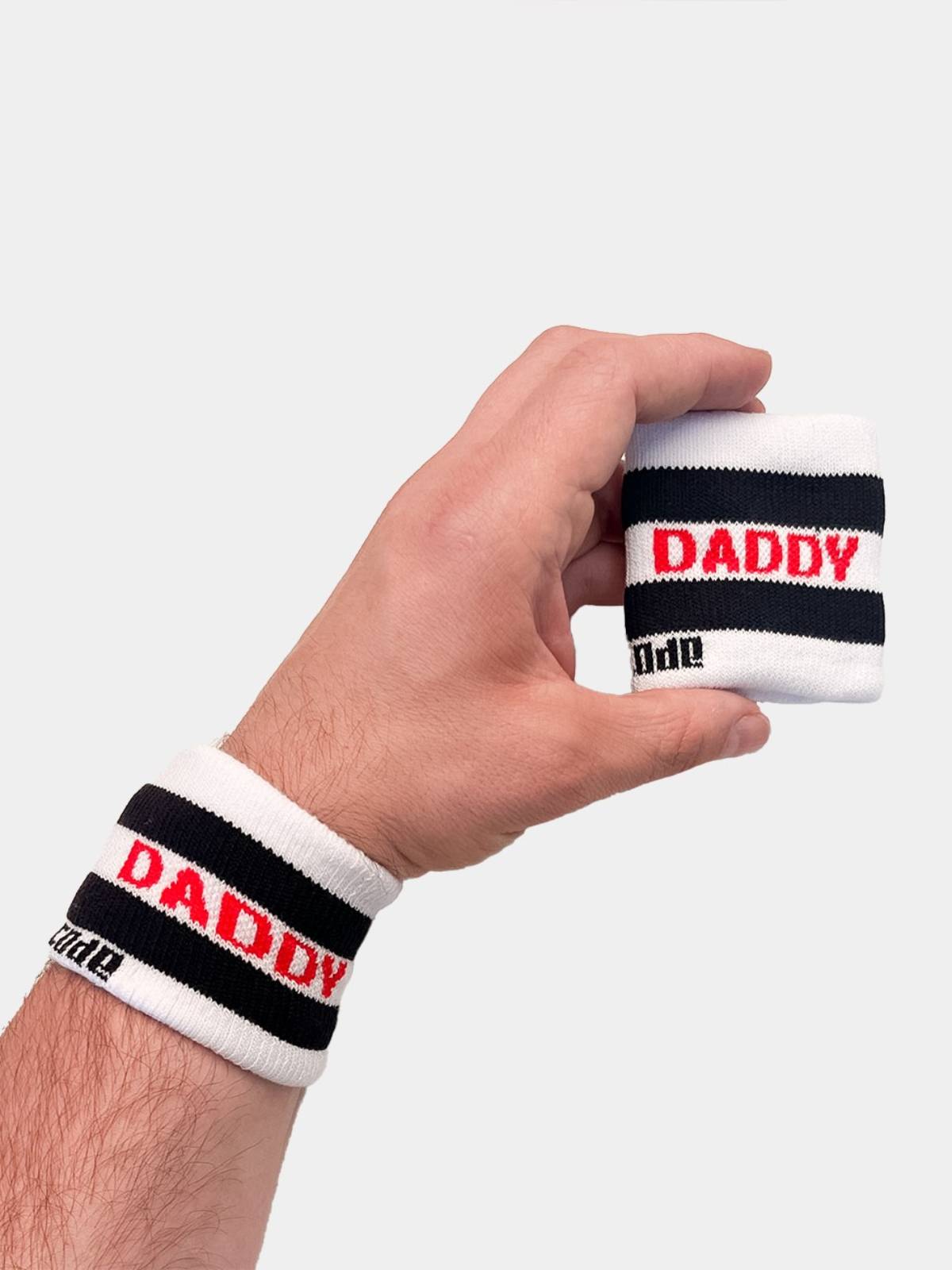 Barcode Berlin Identity Wrist Band Daddy | White/Black/Red