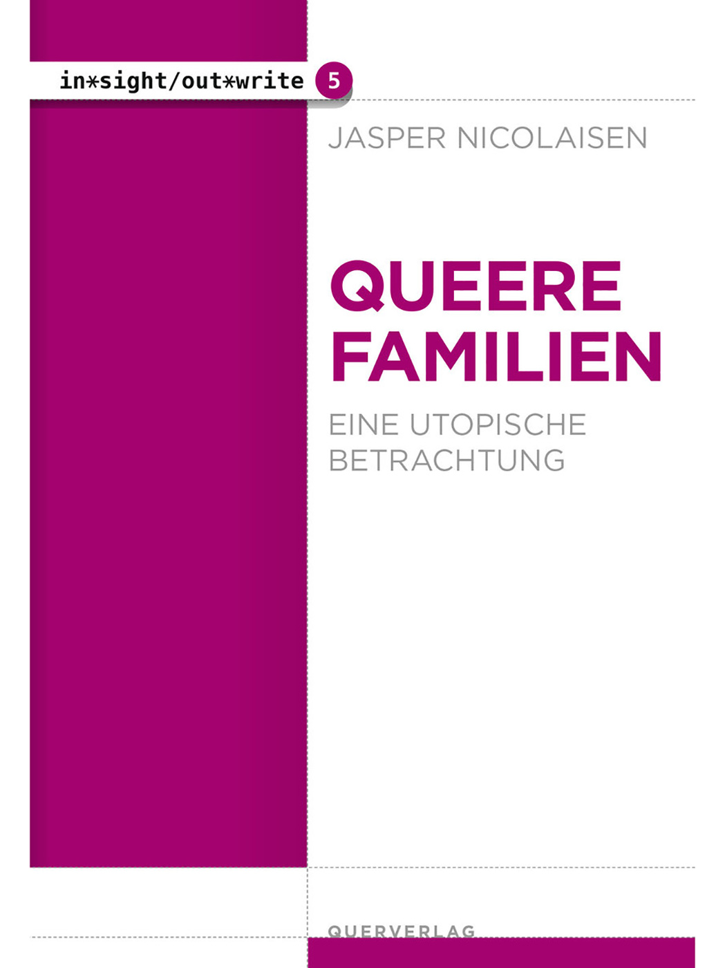 Jasper Nicolaisen | Queere Familien. Eine utopische Betrachtung