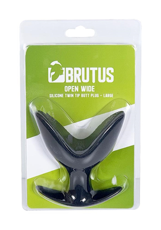 Brutus: Open Wide Silicone Twin Tip Butt Plug L