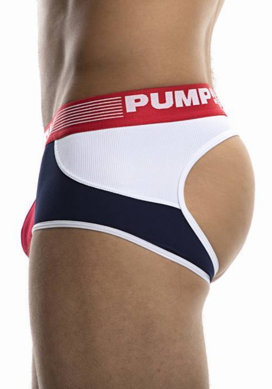 PUMP 15037 nvy/red/wht Academy Access Trunk