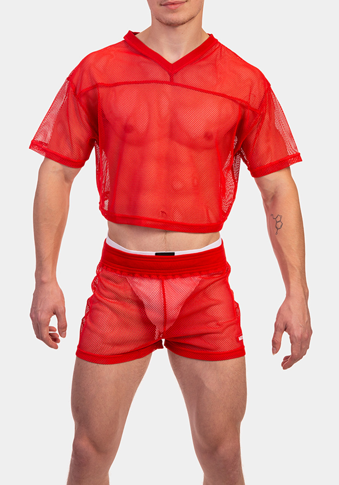 Barcode Berlin Mesh T-Shirt Ferry | Red Barcode Berlin Mesh T-Shirt Ferry | Red