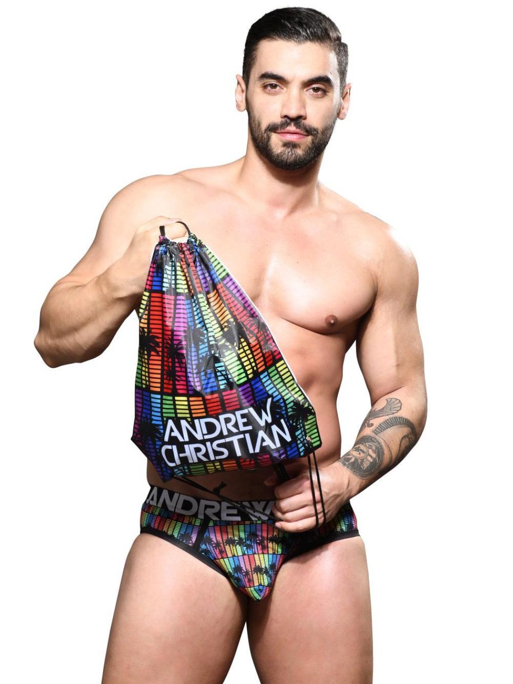 Andrew Christian Digital Paradise Pride Backpack