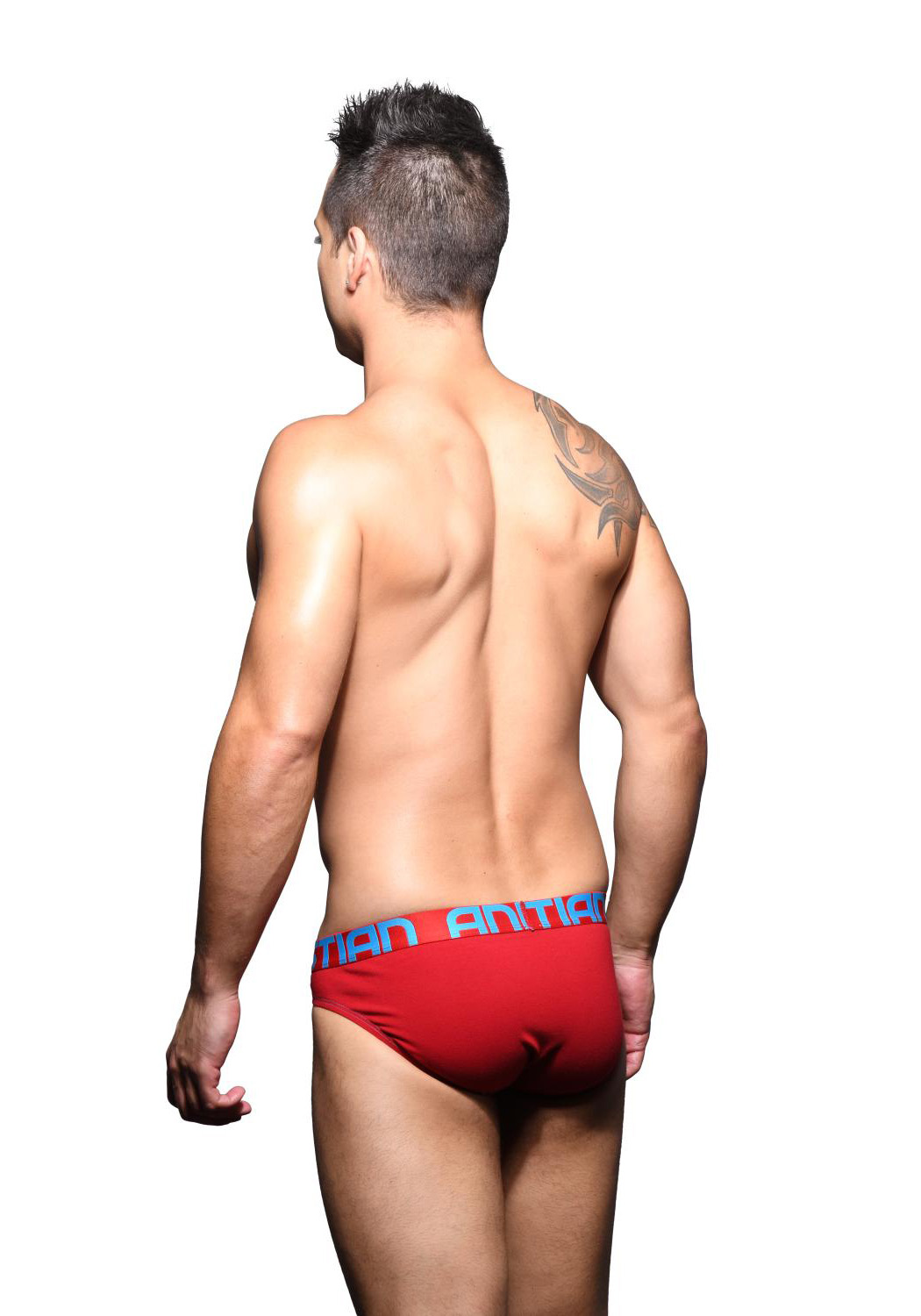 Andrew Christian Happy Brief Almost Naked | Red Andrew Christian Happy Brief Almost Naked | Red