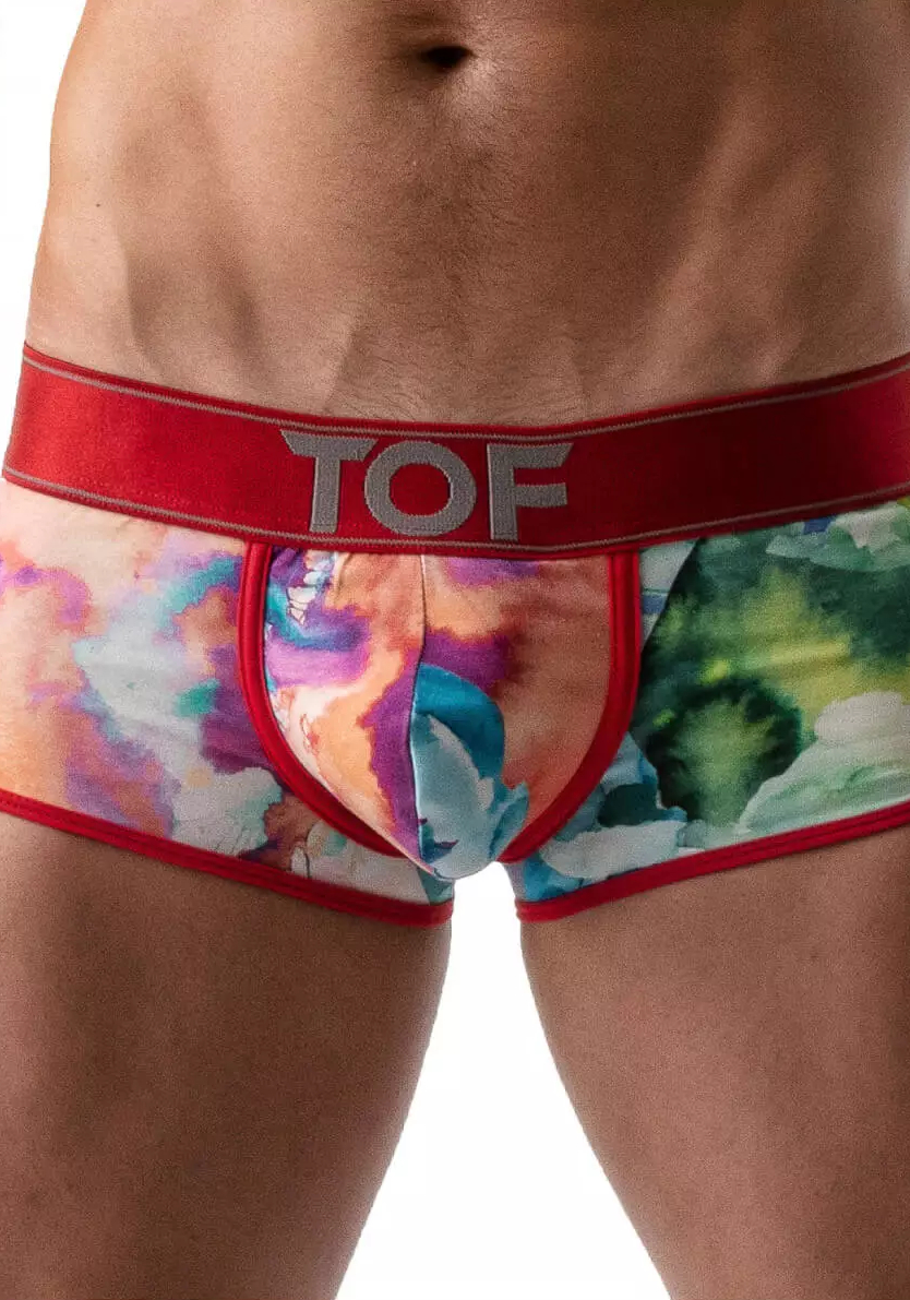 TOF Tie Dye Push-Up Trunk | Red 
