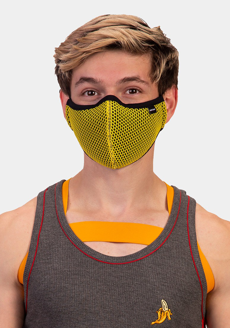 Barcode Berlin Mask General Wyatt | Yellow/Black