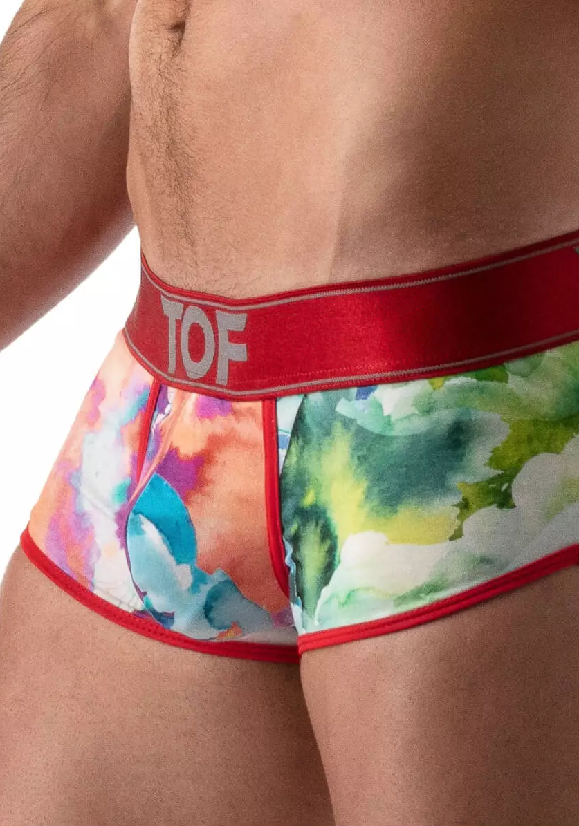 TOF Tie Dye Push-Up Trunk | Red 